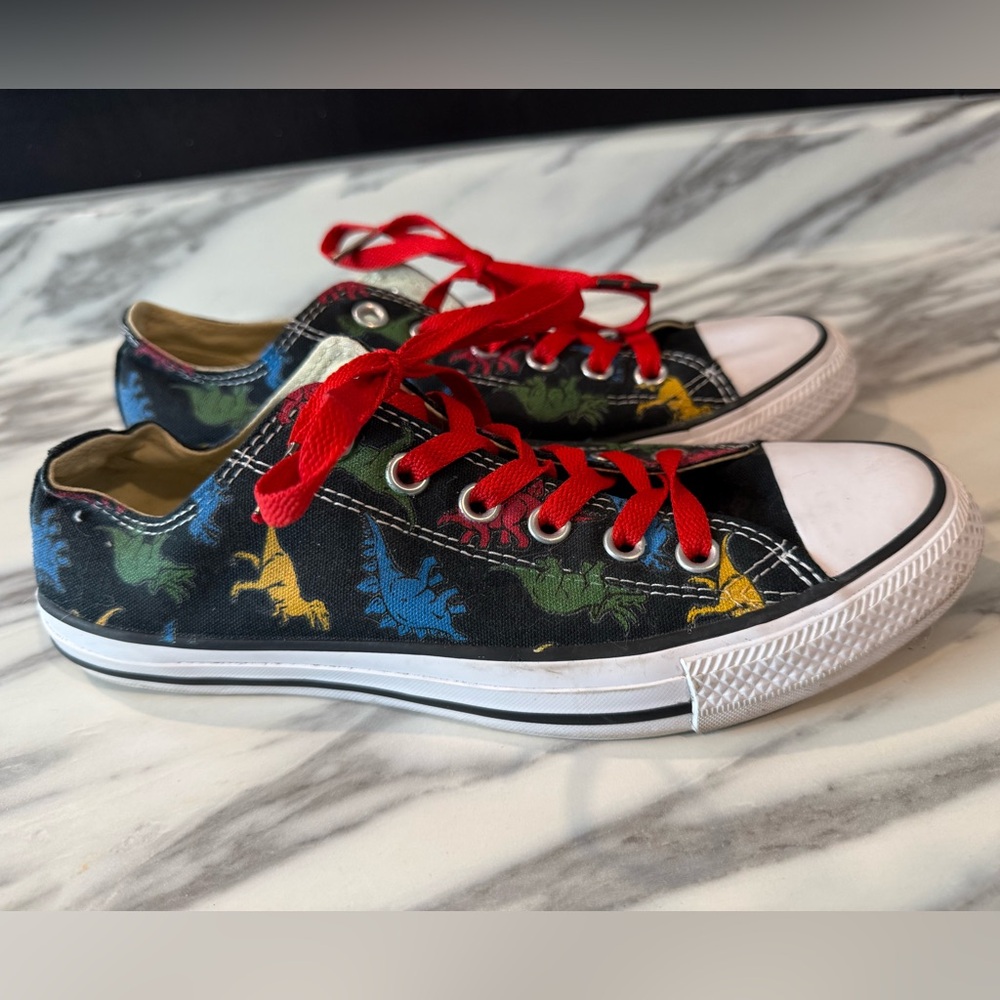 Converse Low Top Dino Print Sneakers